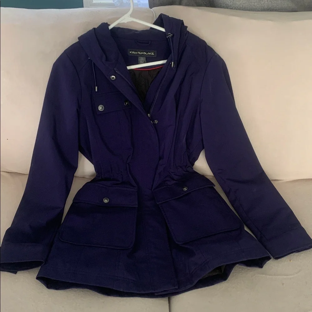 Kristen Blake Women's Deep Purple Utility Jacket size M